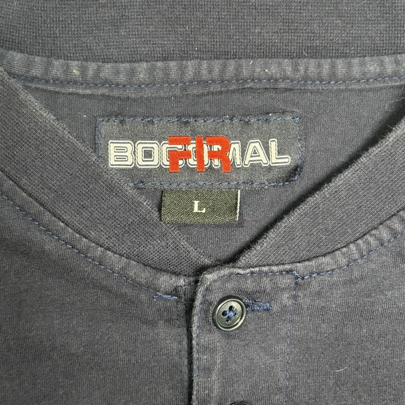 Bocomal Flame Resistant FR CAT2 Workwear Long Sleeve Pocket Shirt Mens Large - Picture 3 of 5